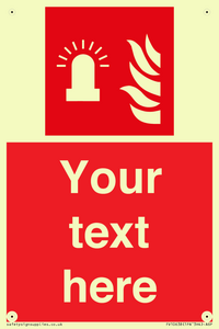 Custom Fire: Fire alarm flashing light